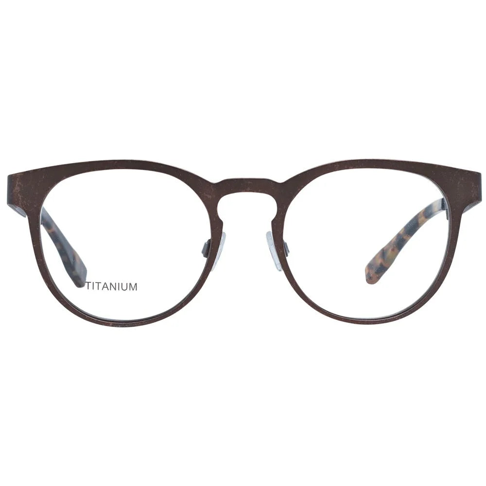 Ermenegildo Zegna Bronze Men Glasses Frame - Eyeglasses