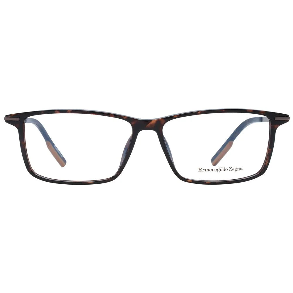 Ermenegildo Zegna Brown Men Glasses Frame - Eyeglasses