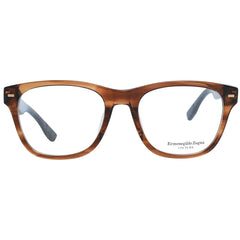 Ermenegildo Zegna Brown Men Glasses Frame - Eyeglasses