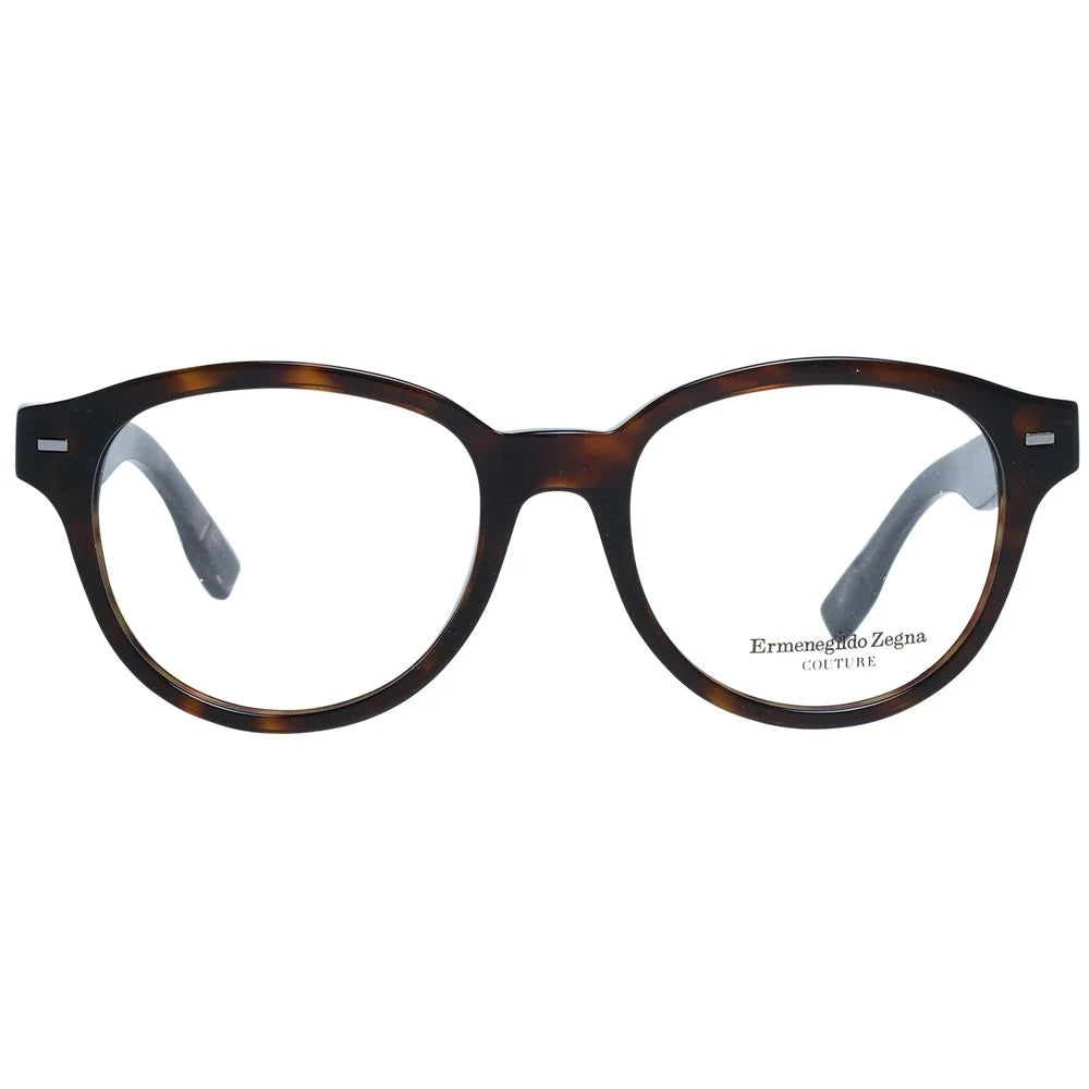 Ermenegildo Zegna Brown Men Glasses Frame - Eyeglasses