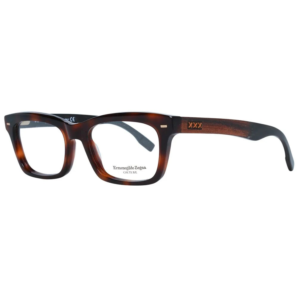 Ermenegildo Zegna Brown Men Glasses Frame - Eyeglasses