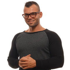 Ermenegildo Zegna Brown Men Glasses Frame - Eyeglasses