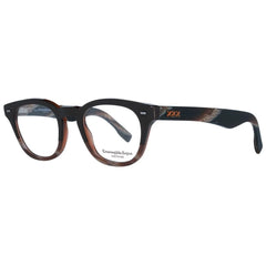 Ermenegildo Zegna Brown Men Glasses Frame - Eyeglasses