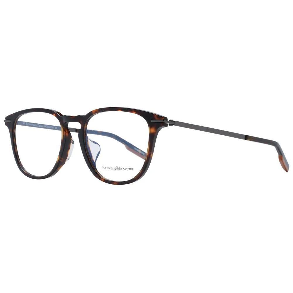 Ermenegildo Zegna Brown Men Glasses Frame - Eyeglasses