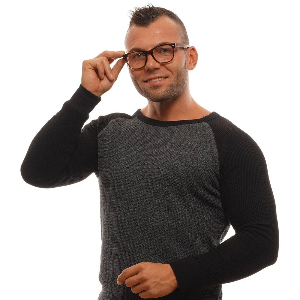 Ermenegildo Zegna Brown Men Glasses Frame - Eyeglasses