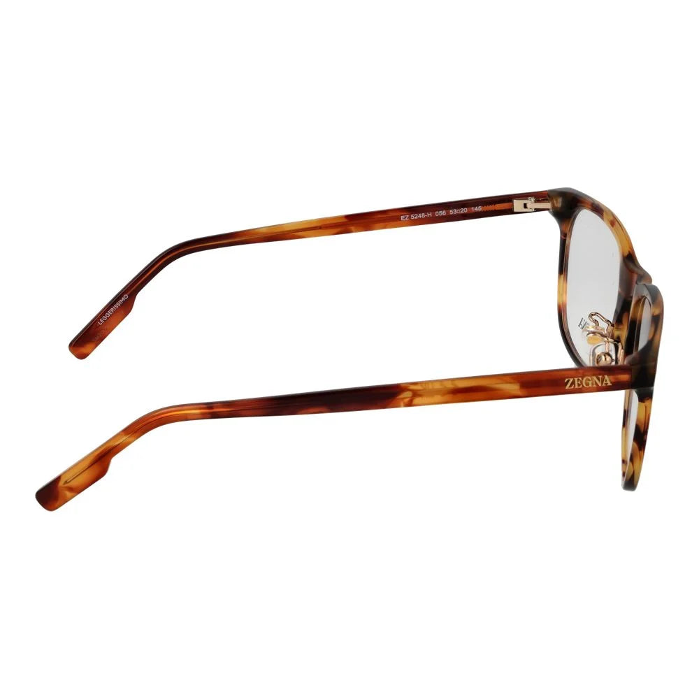 Ermenegildo Zegna Brown Men Glasses Frame - Eyeglasses