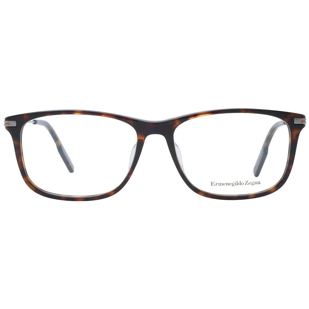 Ermenegildo Zegna Brown Men Glasses Frame - Eyeglasses