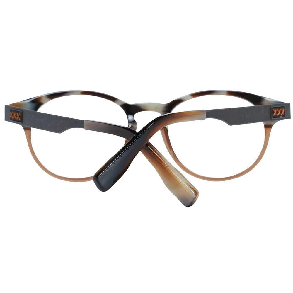 Ermenegildo Zegna Brown Men Glasses Frame - Eyeglasses