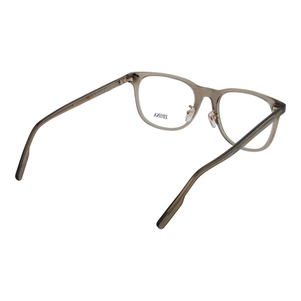Ermenegildo Zegna Brown Men Glasses Frame - Eyeglasses