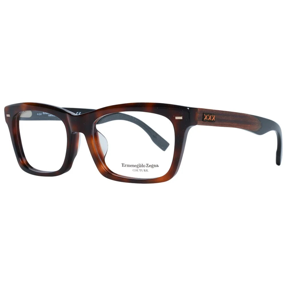 Ermenegildo Zegna Brown Men Glasses Frame - Eyeglasses