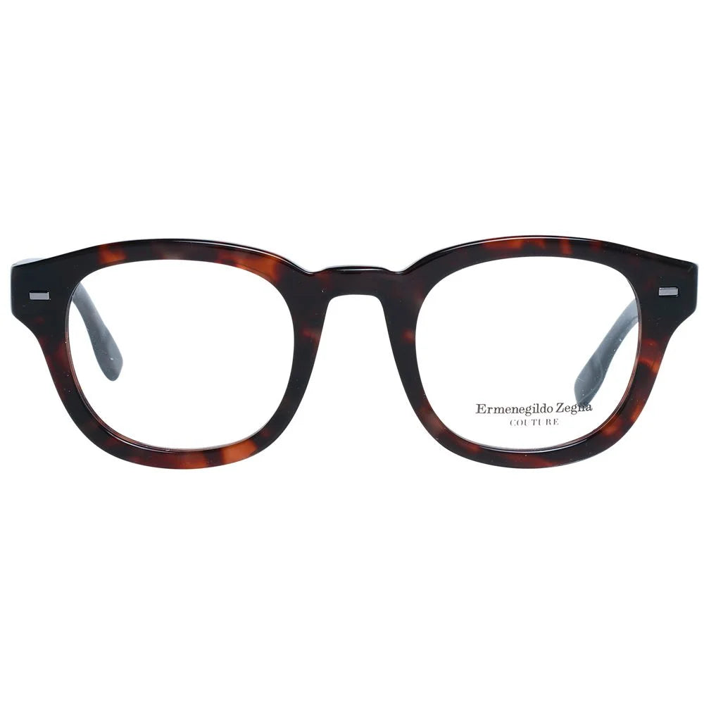 Ermenegildo Zegna Brown Men Glasses Frame - Eyeglasses