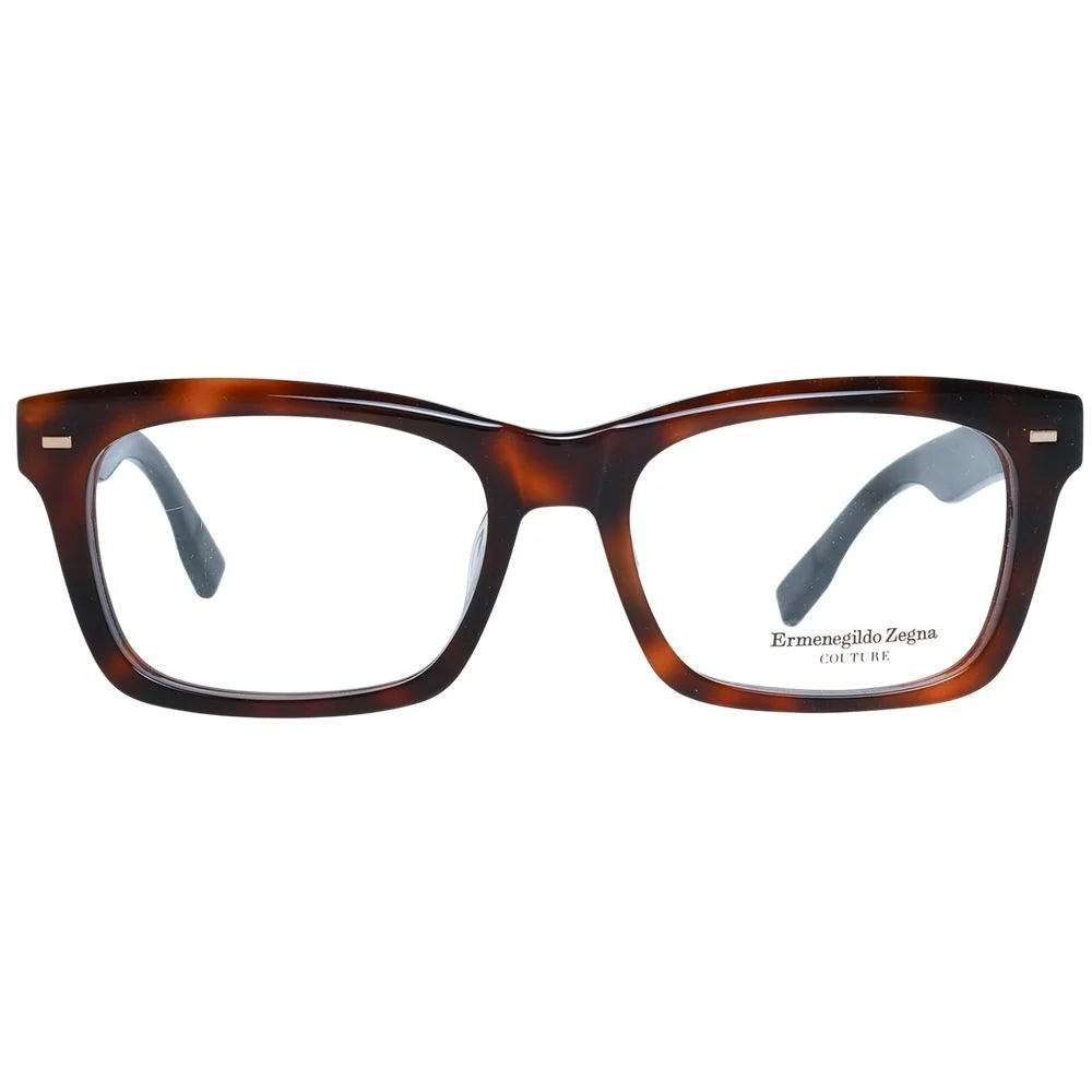 Ermenegildo Zegna Brown Men Glasses Frame - Eyeglasses