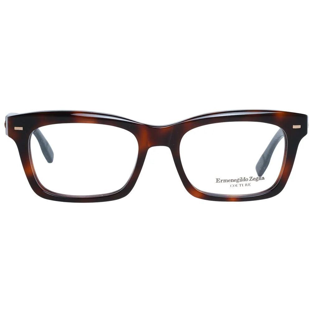 Ermenegildo Zegna Brown Men Glasses Frame - Eyeglasses