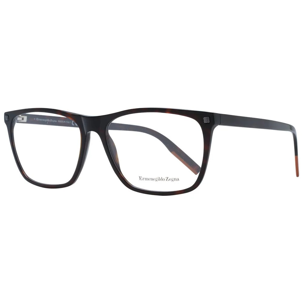 Ermenegildo Zegna Brown Men Glasses Frame - Eyeglasses