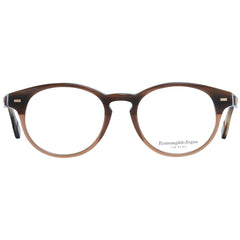 Ermenegildo Zegna Brown Men Glasses Frame - Eyeglasses