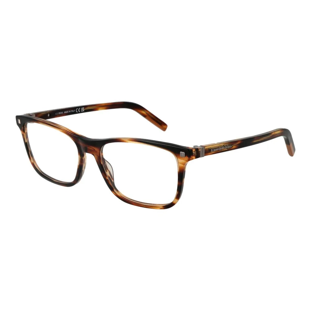 Ermenegildo Zegna Brown Men Glasses Frame - Eyeglasses