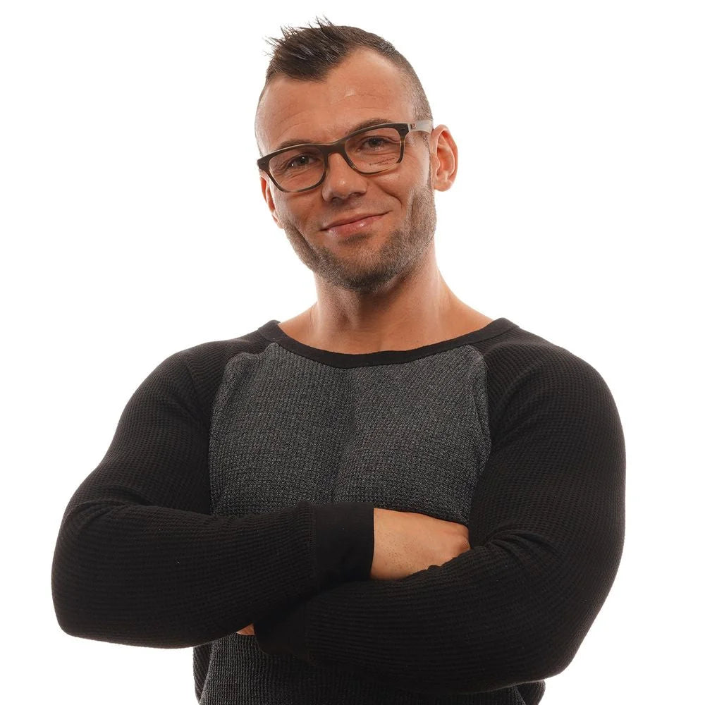 Ermenegildo Zegna Brown Men Glasses Frame - Eyeglasses