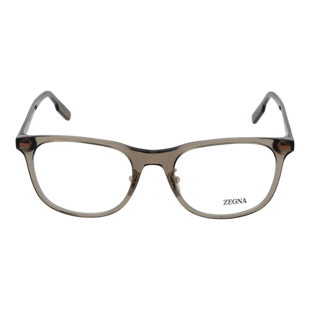 Ermenegildo Zegna Brown Men Glasses Frame - Eyeglasses