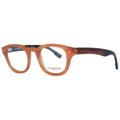Ermenegildo Zegna Brown Men Glasses Frame - Eyeglasses