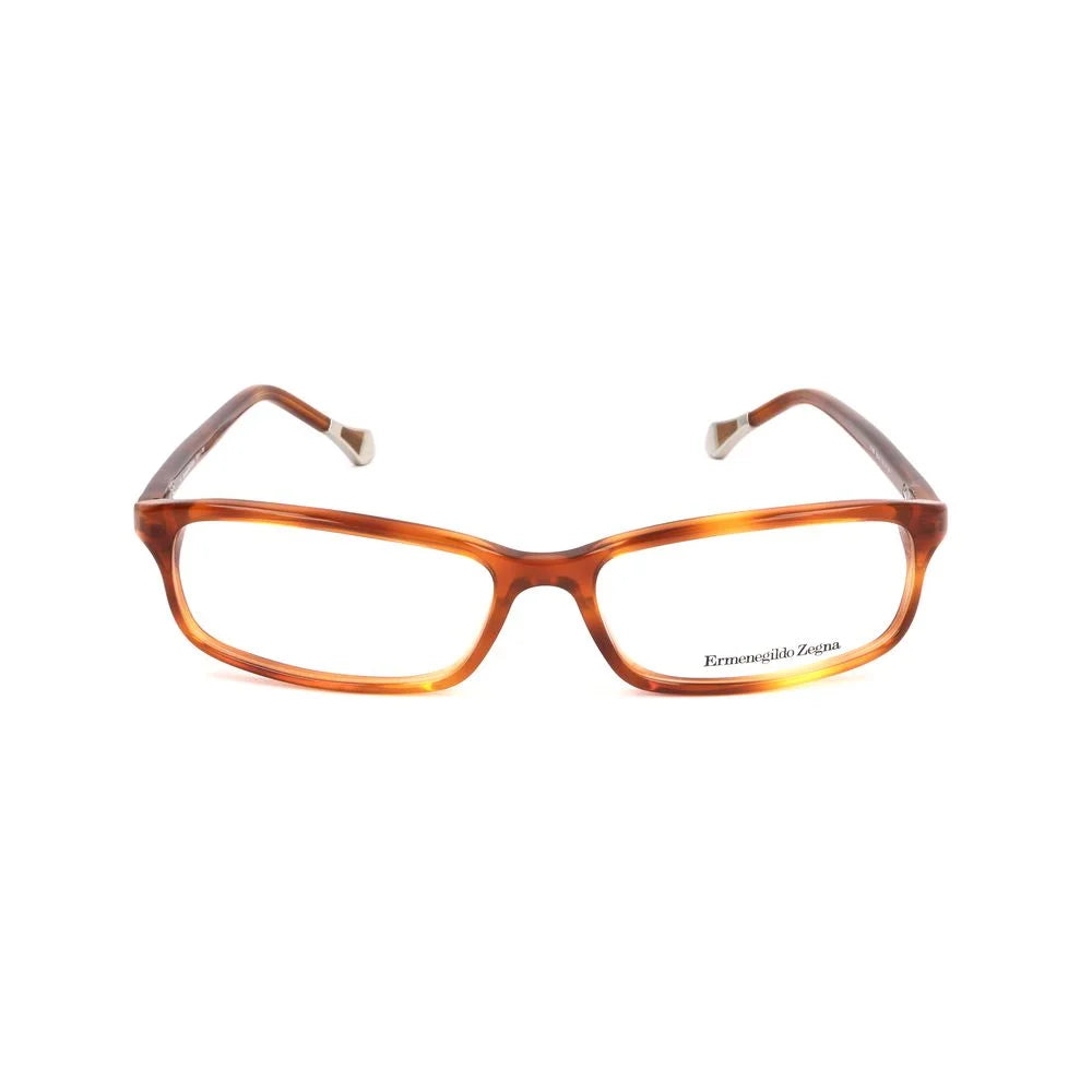 Ermenegildo Zegna Brown Plastic Frames - Eyeglasses