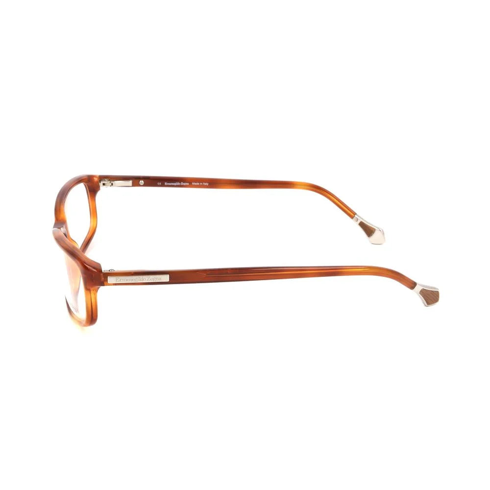 Ermenegildo Zegna Brown Plastic Frames - Eyeglasses