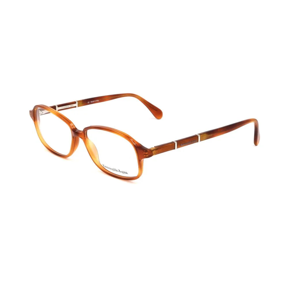 Ermenegildo Zegna Brown Plastic Frames - Eyeglasses