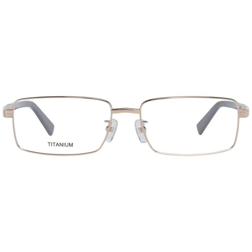 Ermenegildo Zegna Gold Men Glasses Frame - Eyeglasses