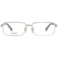 Ermenegildo Zegna Gold Men Glasses Frame - Eyeglasses