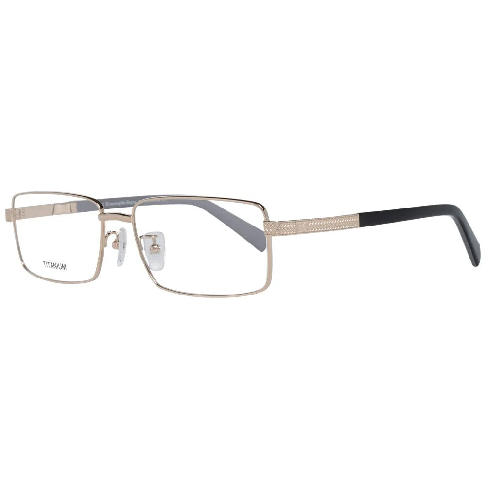 Ermenegildo Zegna Gold Men Glasses Frame - Eyeglasses