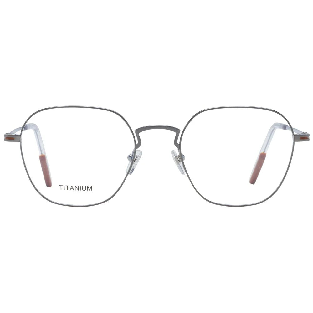 Ermenegildo Zegna Gray Men Glasses Frame - Eyeglasses