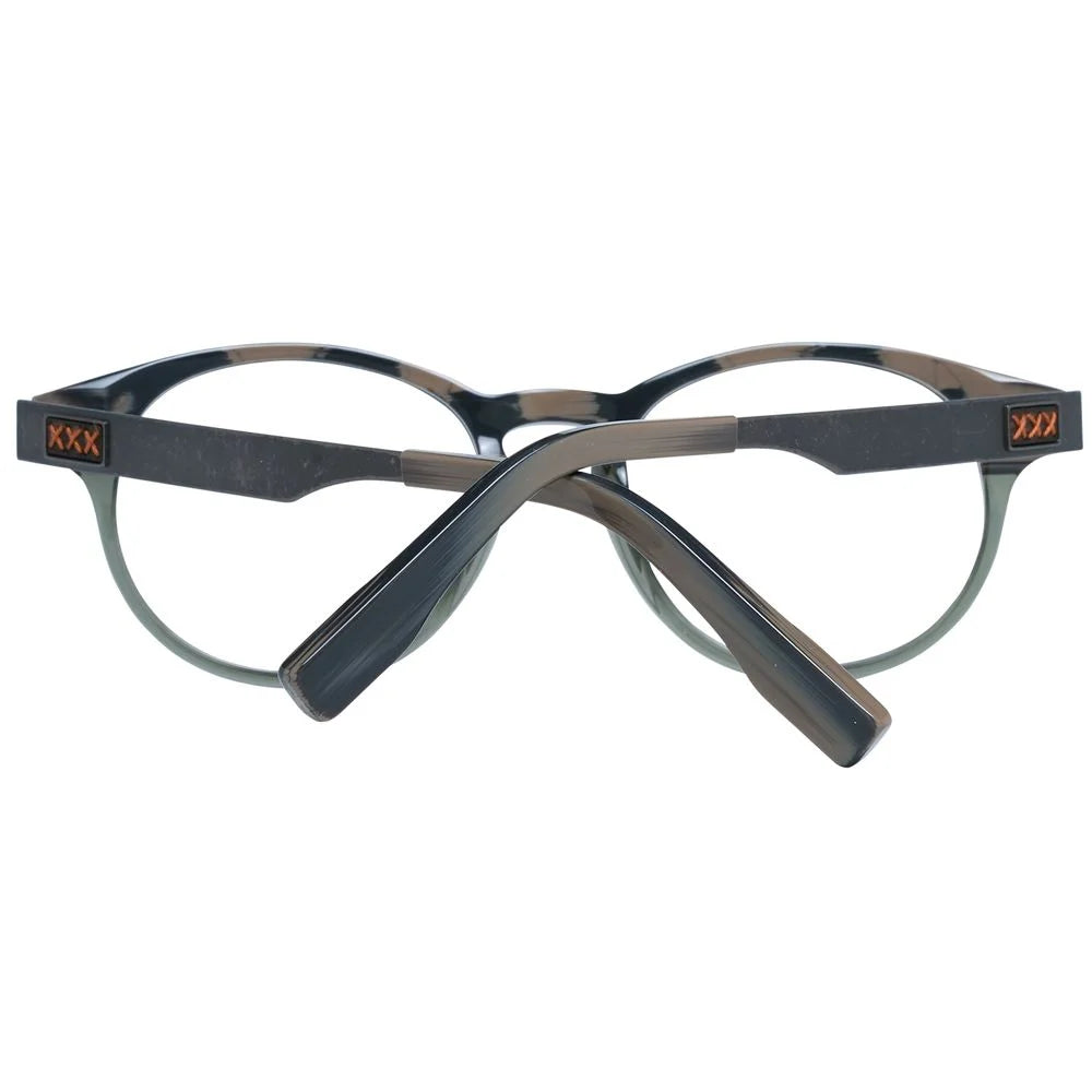 Ermenegildo Zegna Gray Men Glasses Frame - Eyeglasses