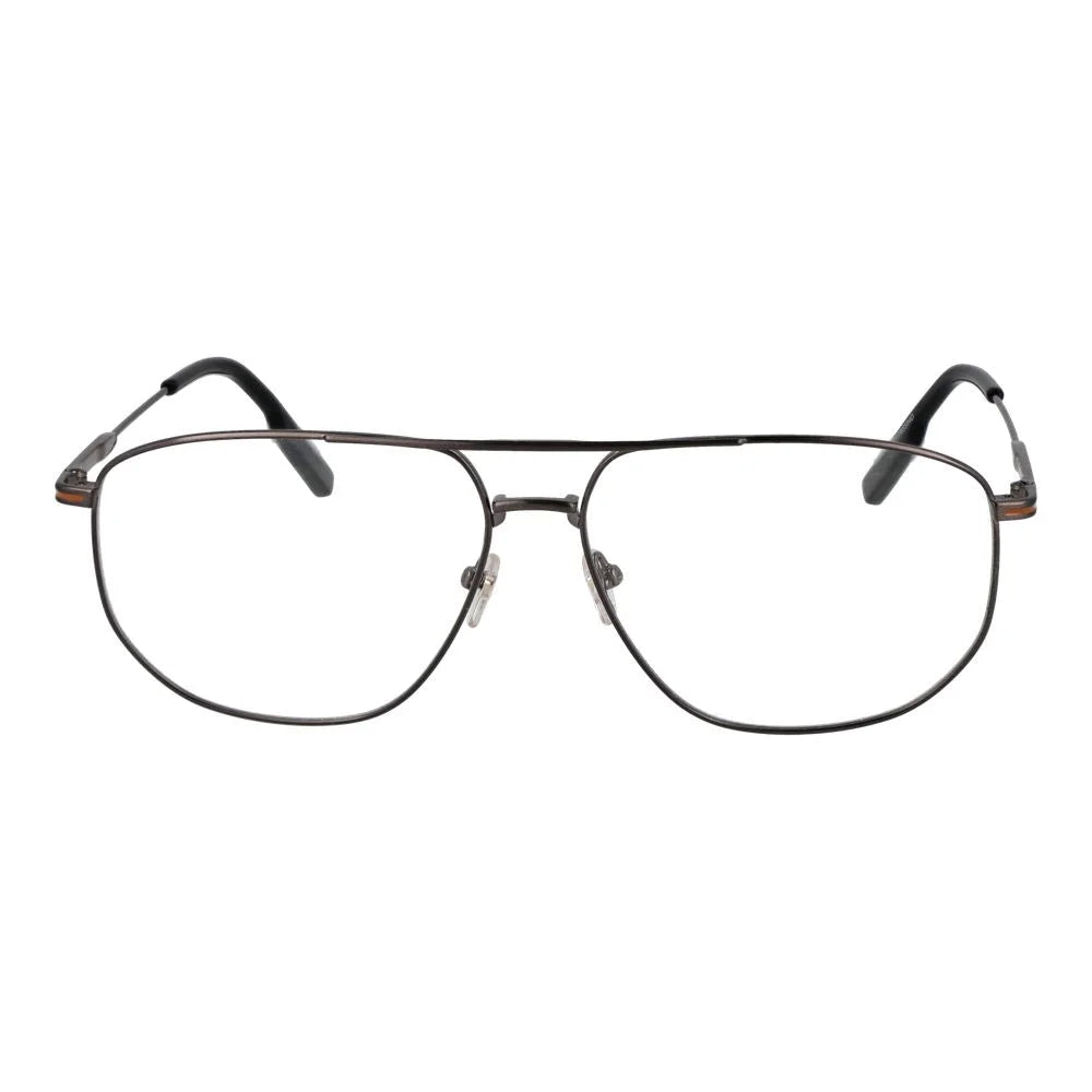 Ermenegildo Zegna Gray Men Glasses Frame - Eyeglasses