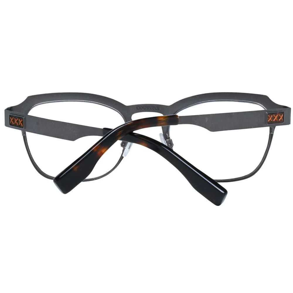 Ermenegildo Zegna Gray Men Glasses Frame - Eyeglasses
