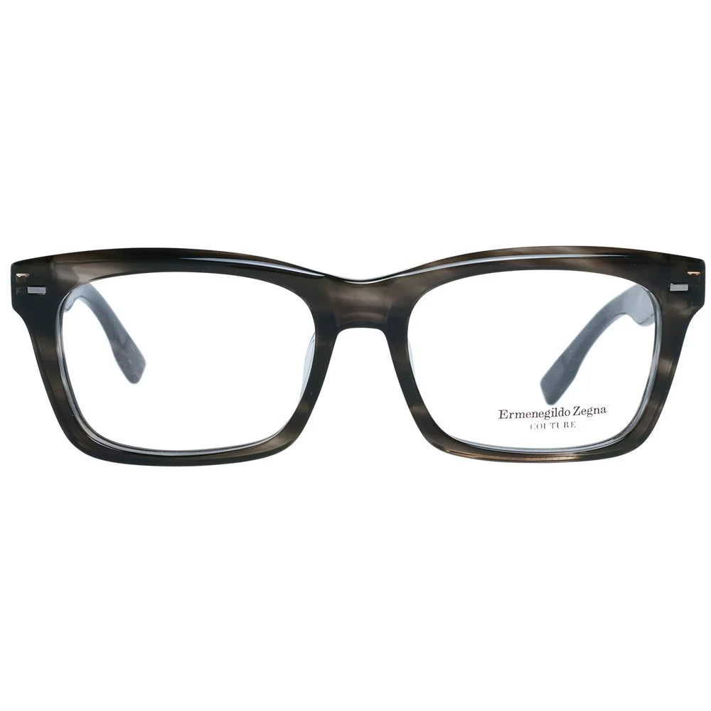 Ermenegildo Zegna Gray Men Glasses Frame - Eyeglasses