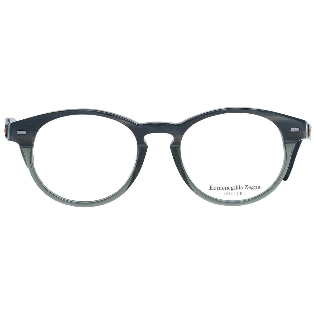 Ermenegildo Zegna Gray Men Glasses Frame - Eyeglasses