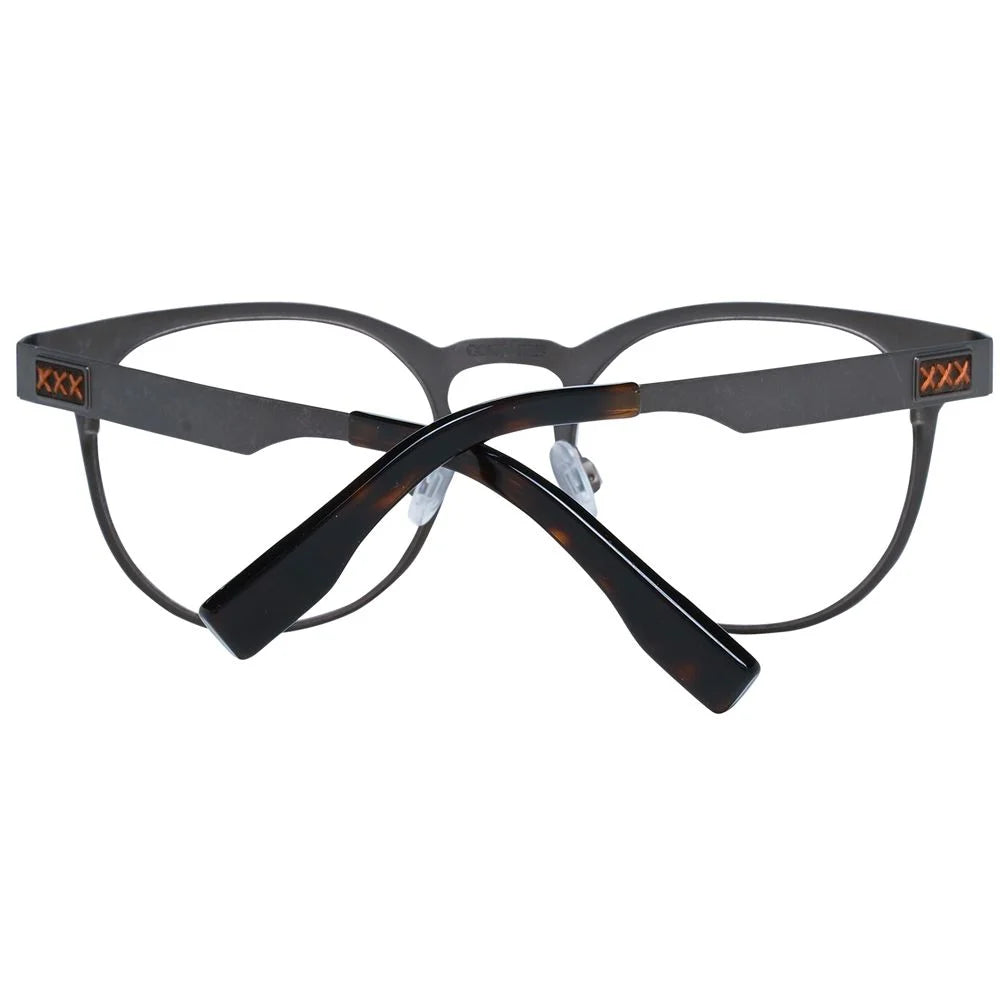 Ermenegildo Zegna Gray Men Glasses Frame - Eyeglasses