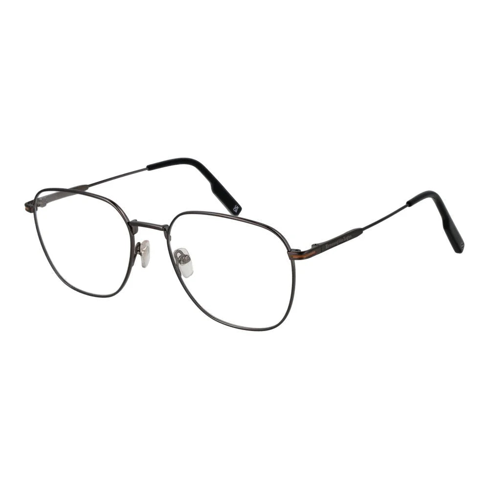 Ermenegildo Zegna Gray Men Glasses Frame - Eyeglasses