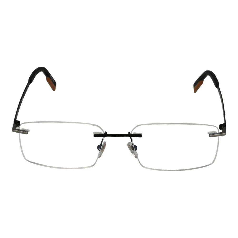 Ermenegildo Zegna Gray Men Glasses Frame - Eyeglasses