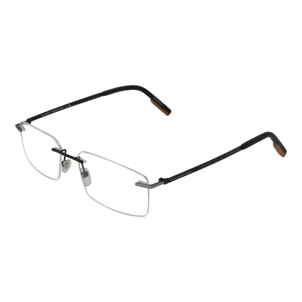 Ermenegildo Zegna Gray Men Glasses Frame - Eyeglasses