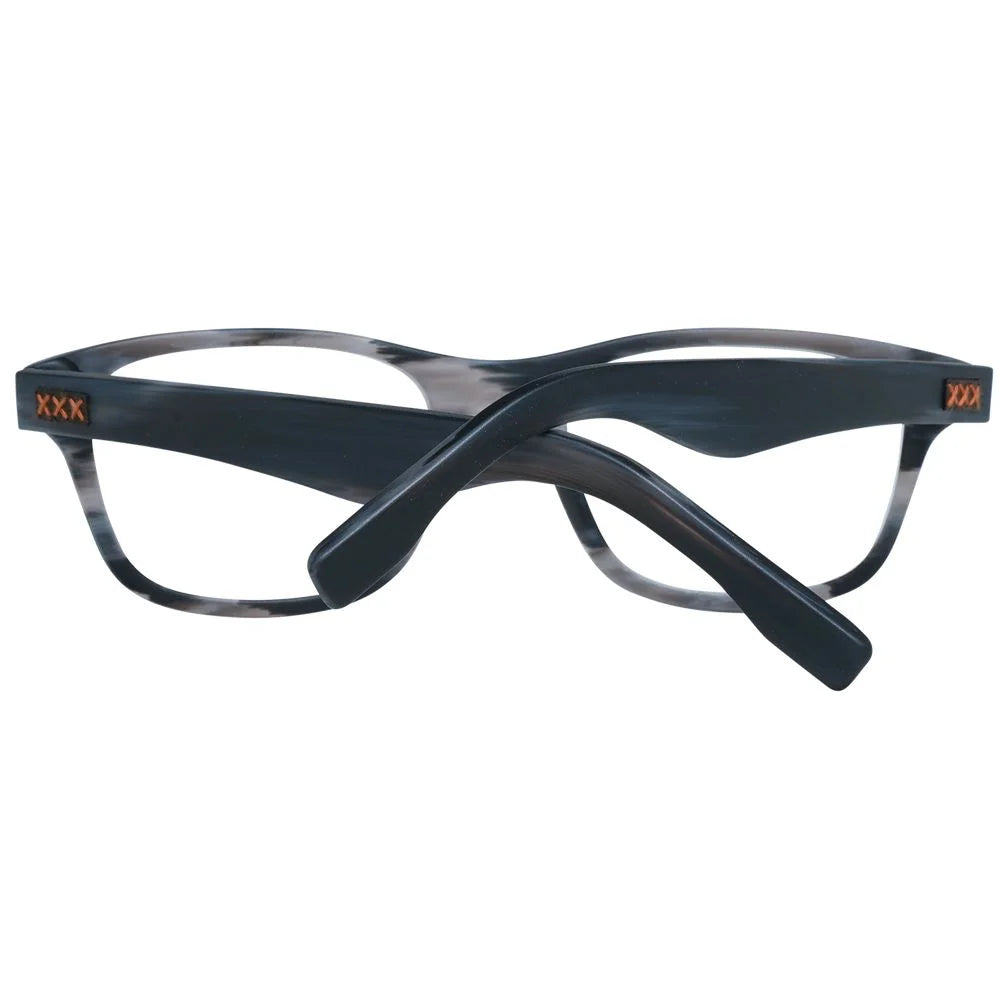 Ermenegildo Zegna Gray Men Glasses Frame - Eyeglasses