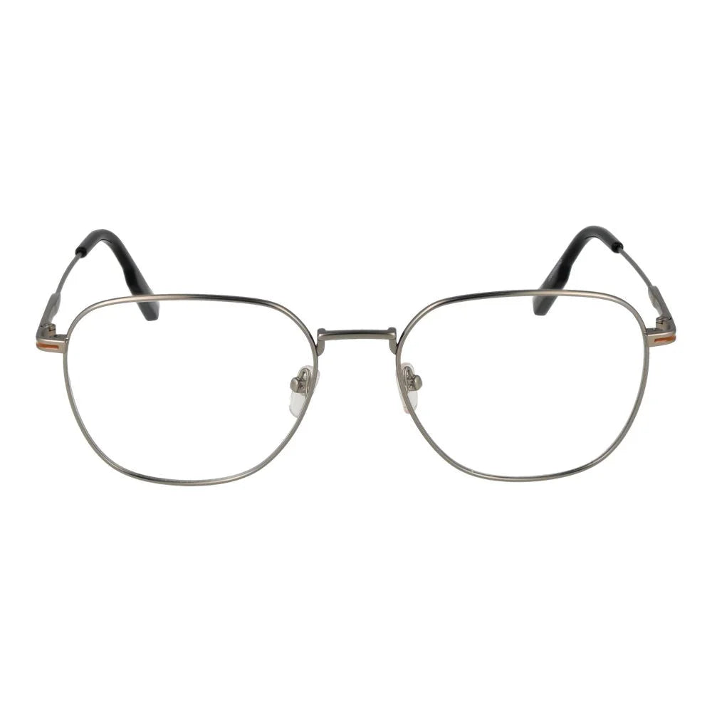 Ermenegildo Zegna Silver Men Glasses Frame - Eyeglasses