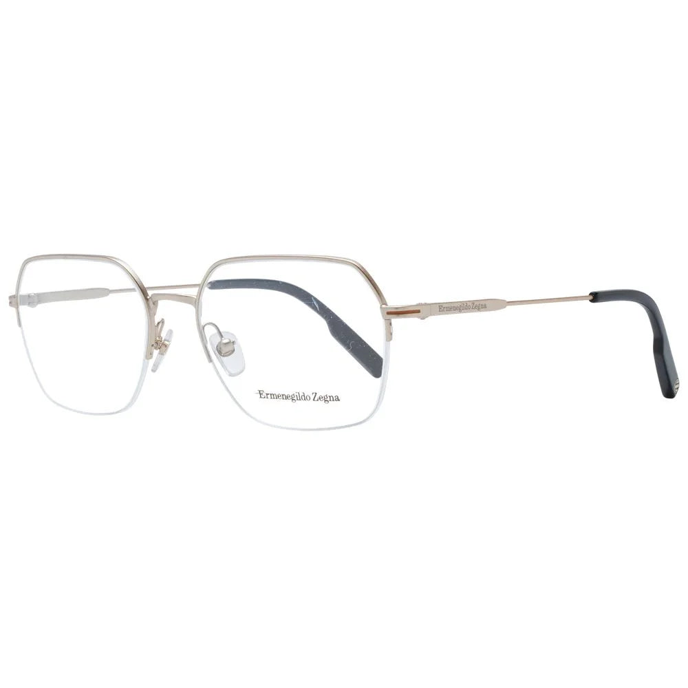 Ermenegildo Zegna Silver Men Glasses Frame - Eyeglasses