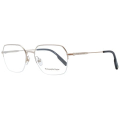 Ermenegildo Zegna Silver Men Glasses Frame - Eyeglasses