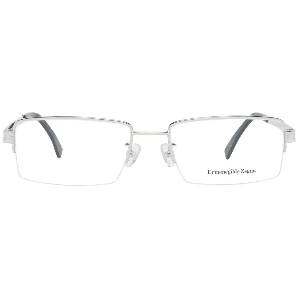 Ermenegildo Zegna Silver Titanium Glasses (Frames)