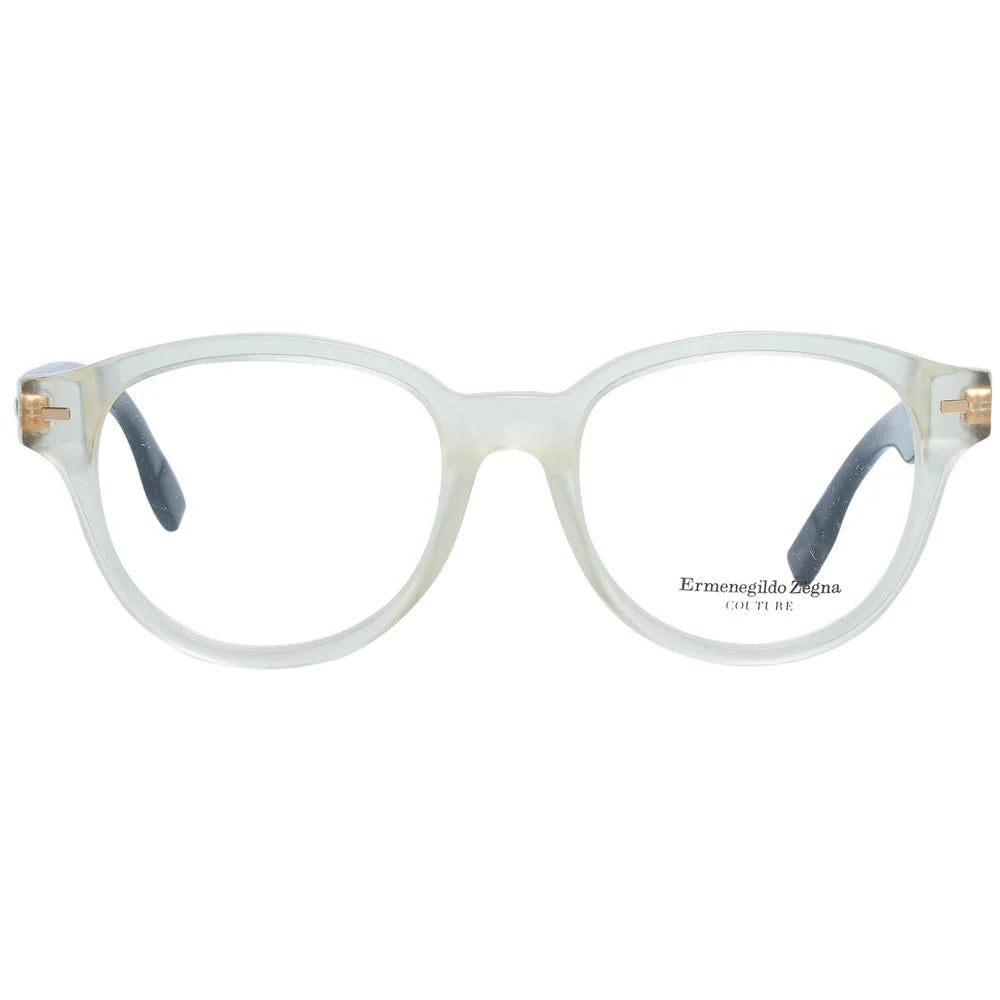Ermenegildo Zegna Transparent Men Glasses Frame - Eyeglasses