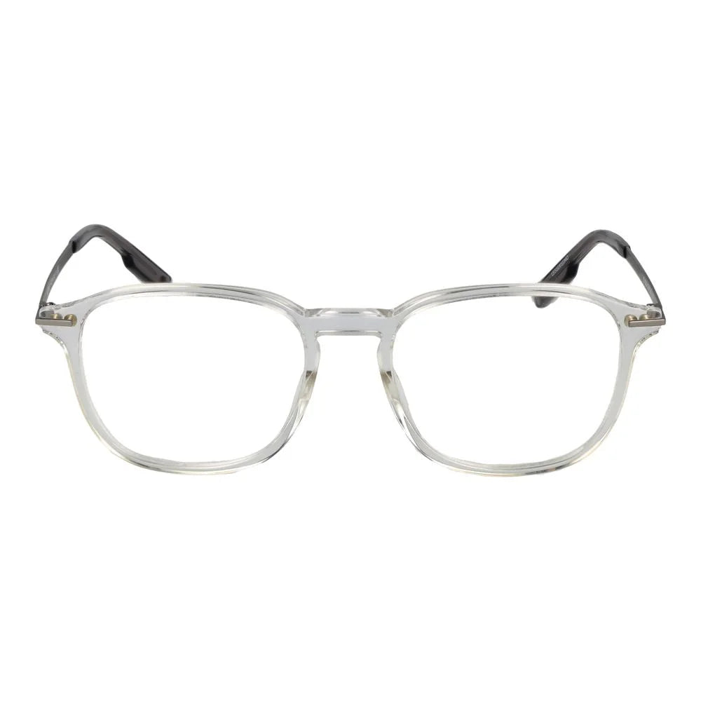 Ermenegildo Zegna Transparent Men Glasses Frame - Eyeglasses