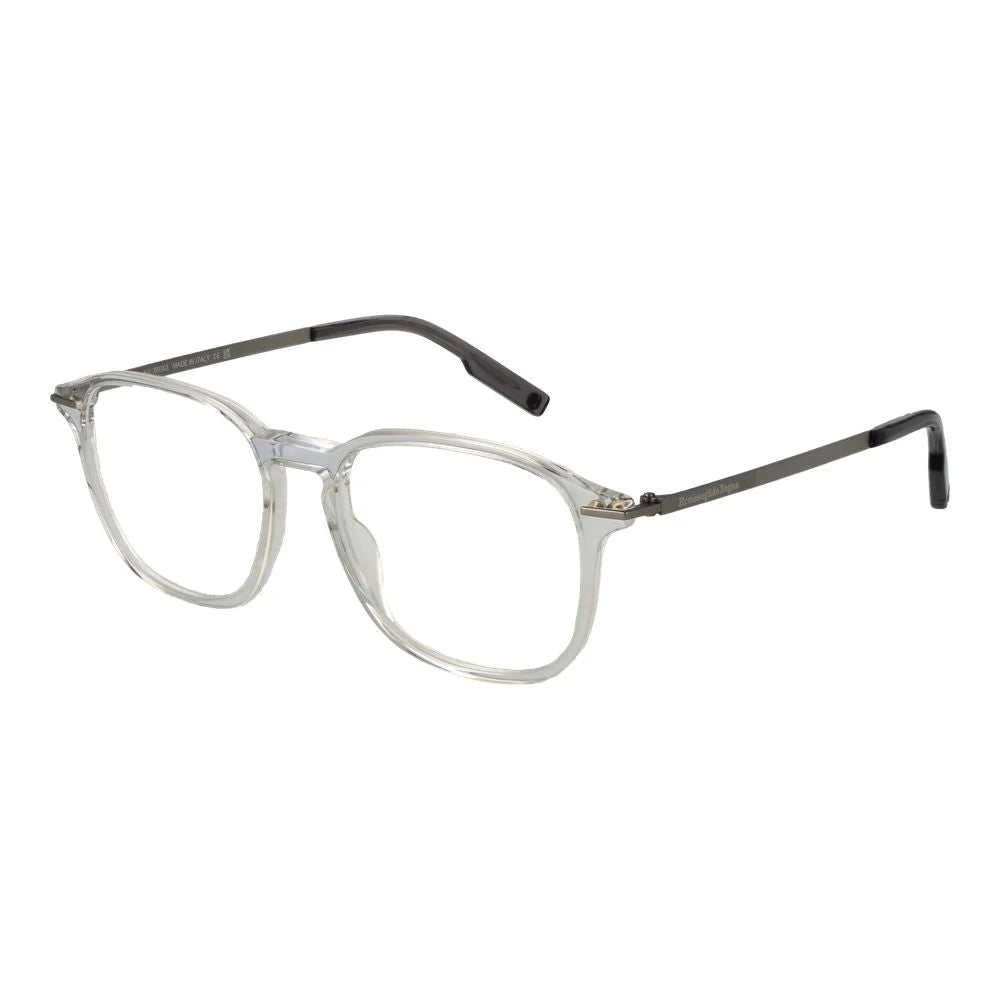 Ermenegildo Zegna Transparent Men Glasses Frame - Eyeglasses
