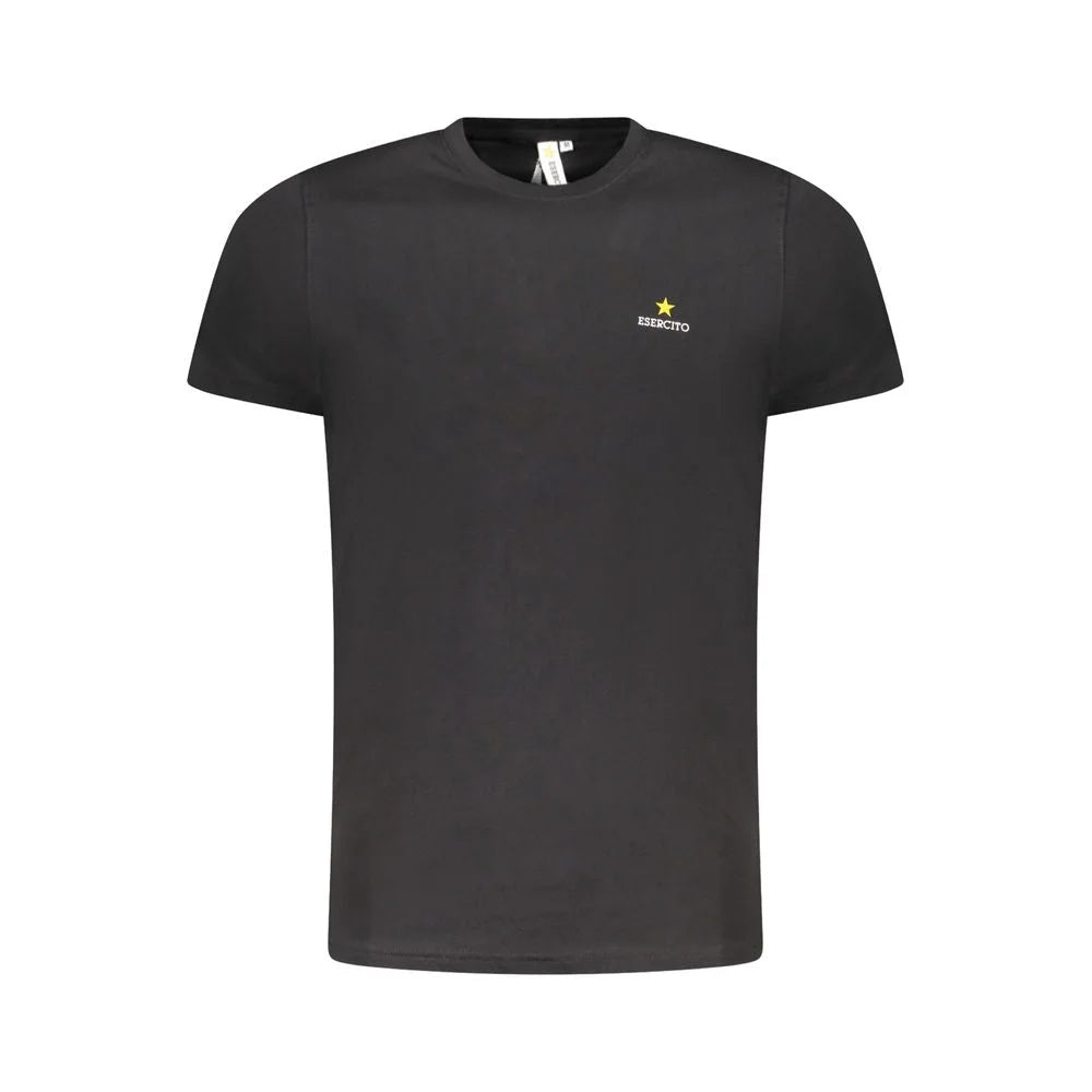 Esercito 1659 Black Cotton T-Shirt - T-Shirts