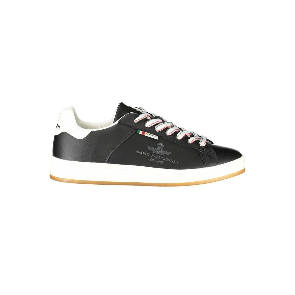 Esercito 1659 Black Leather Men Sneaker - Sneakers