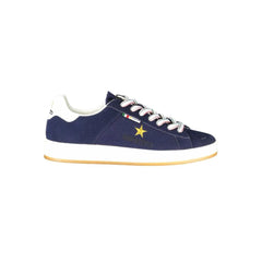 Esercito 1659 Blue Leather Men Sneaker - Sneakers
